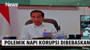 Presiden Jokowi Tegaskan Tak Ada Pembebasan Napi Koruptor Dengan Alasan Korona