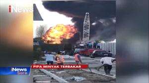 Pertamina Fokus Tangani Kebakaran Pipa Minyak