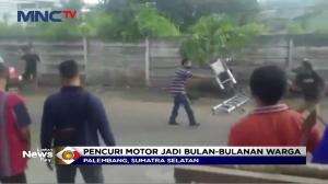 Tahan Pukul, Pencuri Motor Ladeni Amukan Massa dan Lawan Polisii
