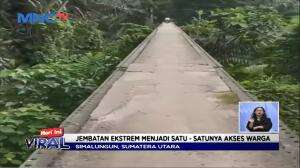 Ngeri! Jembatan Tanpa Pengaman Ini Membahayakan