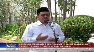 Jokowi Bahas Pendidikan Madrasah Dengan Zainut Tauhid