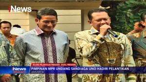 Sandiaga Uno Akan Hadiri Pelantikan Presiden - iNews Malam 14-10