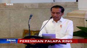 Presiden Jokowi Resmikan Tol Langit Palapa Ring Sore 14-10