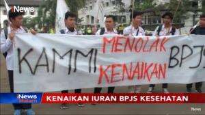Kecewa, Mahasiswa Berdemo Kenaikan Iuran BPJS Kesehatan