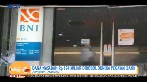 BNI Cabang Ambon Dibobol Pegawainya Sendiri