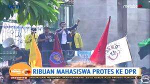 Unjuk Rasa Ribuan Mahasiswa Tolak UU KPK Dan RUU KUHP