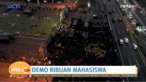 Unjuk Rasa Ribuan Mahasiswa