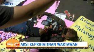 Aksi Keprihatinan Kekerasan Pers