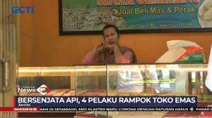 Rampok Bersenjata Raup Toko Emas Senilai Rp2 Miliar