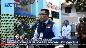Gubernur Ridwal Kamil Telah Jalani Uji Klinis Vaksin Covid-19