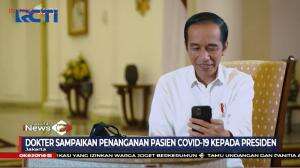 Presiden Jokowi Video Call Dengan Dokter Penanganan Covid-19