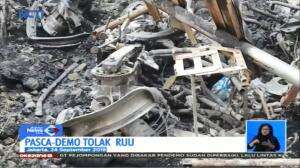 Motor Petugas Jadi Sasaran Demo Mahasiswa