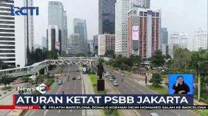 Hari Pertama PSBB Jakarta, Kawasan Sudirman-Thamrin Terpantau Sepi