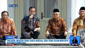 Jokowi Sampaikan Pesan Untuk Para Menteri Kabinet Indonesia Maju
