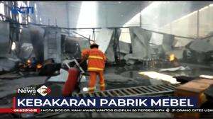 Pabrik Mebel Kebakaran Hebat, 2 Orang Karyawati Tewas Di Lokasi Kejadian