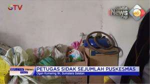 Sidak Puskesmas di Sumatera Selatan