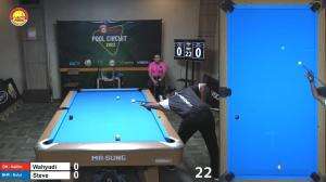 Highlight POBSI Cup Pelajar Mahasiswa 2023 Wahyudi Vs Steve