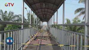 Pelat Baja Pijakan JPO Dicuri