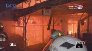 Kebakaran Pemukiman Padat Kebayoran Lama