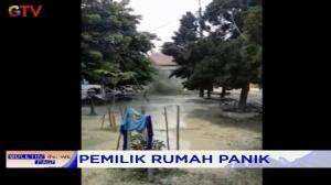 Semburan Lumpur Muncul Di Tengah Permukiman Warga