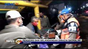 Satpol PP Razia Gelandangan dan Pengemis di Kawasan Menteng, Jakarta Pusat