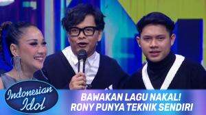 Bawakan Lagu Nakal! Rony Punya Teknik Sendiri - Indonesian Idol XII