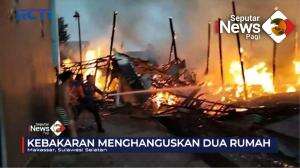 Rumah Panggung Terbakar Hangus