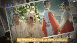 Anak Bupati Pandeglang Nikah Dengan Orang Korea