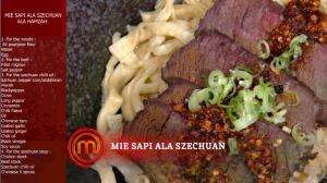 Mie Sapi Ala Szechuan Versi Hamdzah - MasterChef Season 7