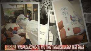 Ayu Ting Ting dan Keluarga Test Swab