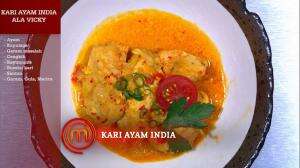 Ayam Kari India Ala Vicky - MasterChef Season 7