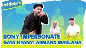 Rony Impersonate Gaya Nyanyi Armand Maulana