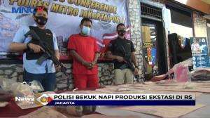 Polisi Bekuk Napi Produksi Ekstasi di RS di Jakarta