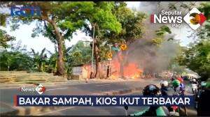 Bakar Sampah, Kios Di Bogor Ikut Terbakar
