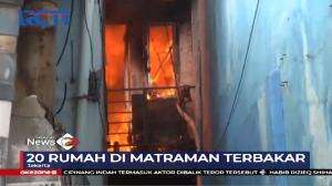 Puluhan Rumah Di Permukiman Padat Penduduk Terbakar