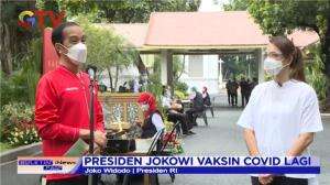 Presiden Jokowi Menerima Vaksin Covid - 19 Kedua