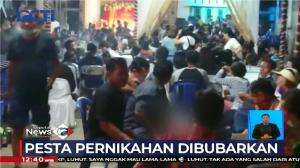 Timbulkan Kerumunan, Pesta Pernikahan Dibubarkan