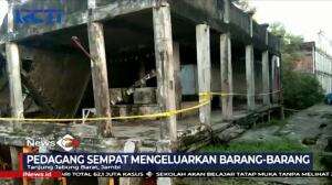 Bangunan Pasar Ikan di Jambi Ambruk