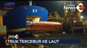 Truk Tercebur Ke Laut