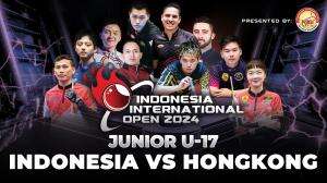 Indonesia International Open 2024 Junior U-17 Indonesia (Albert Januarta) vs Hongkong (Wan Wok Ho)
