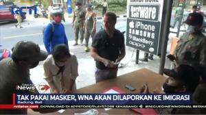 Tak Hanya Warga Lokal, Wisatawan Bule di Bali Terjaring Razia Masker