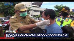 Razia Gabungan di Medan, KTP Disita Jika Tak Pakai Masker