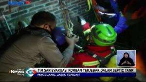 Seorang Warga Tercebur Ke Lubang Septic Tank Sedalam 6 Meter