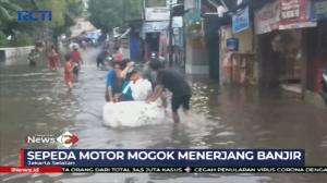 Banjir Setinggi 60 cm Di Kemang Utara, Jakarta Selatan