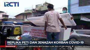 Pelanggar Protokol Kesehatan Dihukum Bertemu Replika Jenazah