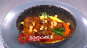 Italian Meetball With Polenta Ala Faiz - MasterChef Season 7