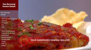 Ikan Baronang Sambal Balado Ala Aziz - MasterChef Season 7