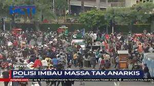 Aksi Unjuk Rasa Di Kawasan Patung Kuda Jakarta Pusat Diwarnai Kericuhan