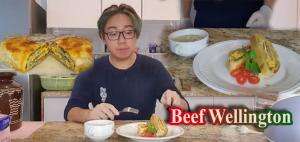 Membuat improvisasikan beef wellington dengan japanese style tamago roll. Dukung saya ya xD #onlineauditionmci9 #rctiplus #mci9 #mci