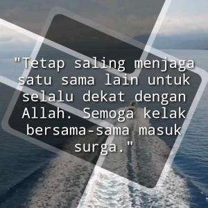 SALING JAGA SATU SAMA LAIN UNTUK SELALU DEKAT DENGAN ALLAH
#motivasiislam #motivasi #Nasihat #alquran #hadits #introspeksi #hijrah

